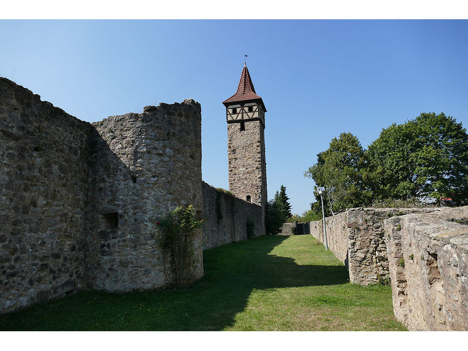 Sankt Crescentius on Tour in Ostheim und auf dem Kreuzberg (Foto: Karl-Franz Thiede)